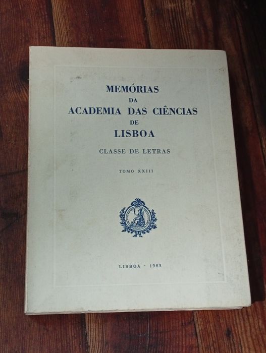 Livros - Memórias da Academia das Ciências de Lisboa – Classe de Letra