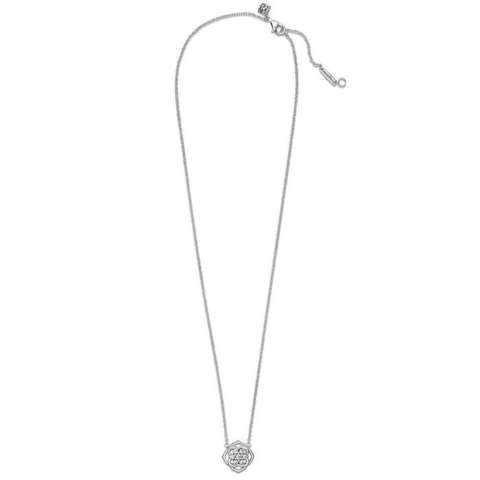 Oryginalna Pandora Naszyjnik kolia z płatkami róż - 45cm