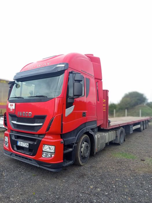 Iveco Stralis  Iveco stralis low deck( nie man, daf, volvo) naczepa platforma