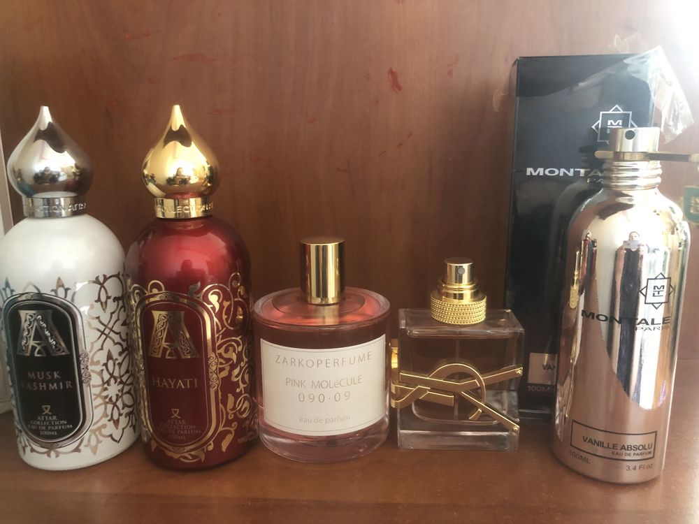 Musk Kashmir, Zarkoperfume Pink Molécule, Libre,Tom Ford та інші