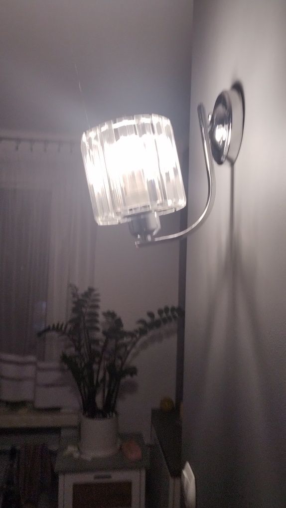 Lampa kryształowa kinkiet