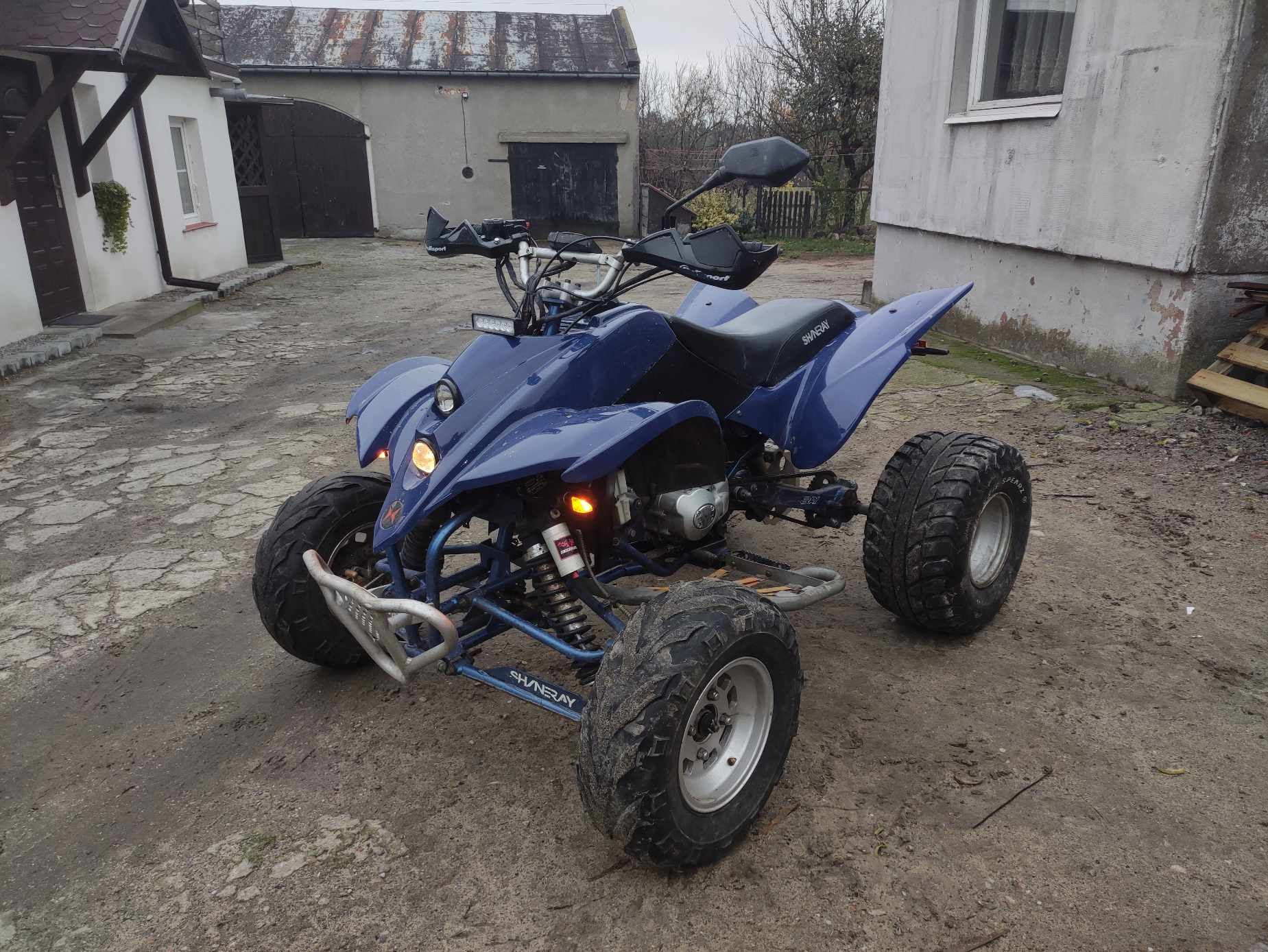 Quad zarejestrowany opłacony