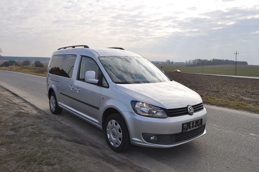 Volkswagen Caddy Maxi, 7-Osobowy, DSG, Podgrzewane fotele, Serwis, Bezwypadkowy