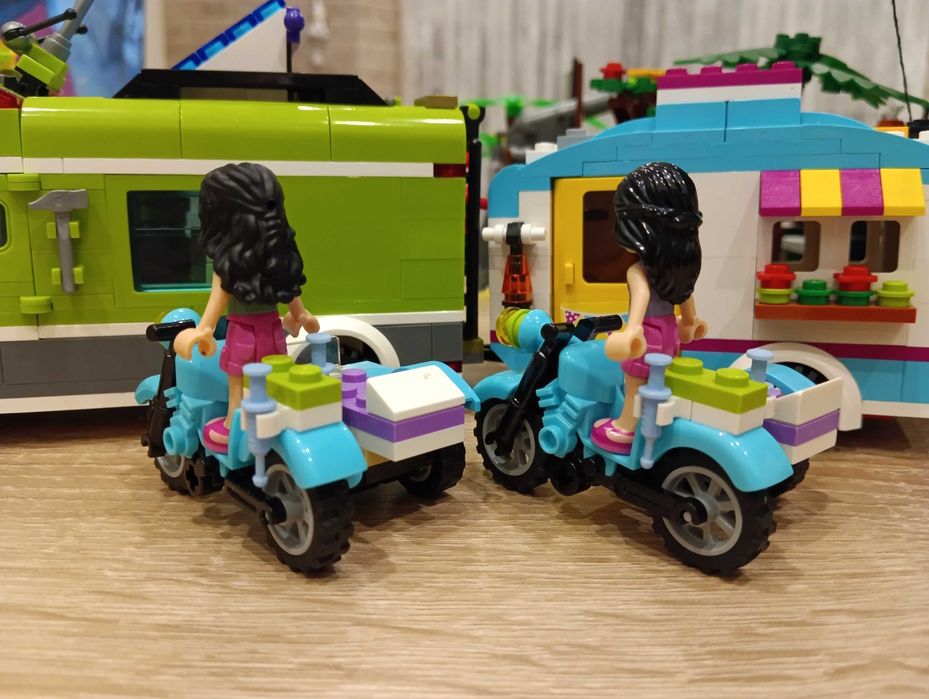 Мотоцикл Lego + фигурка из серии Friends, оригинал, новые.