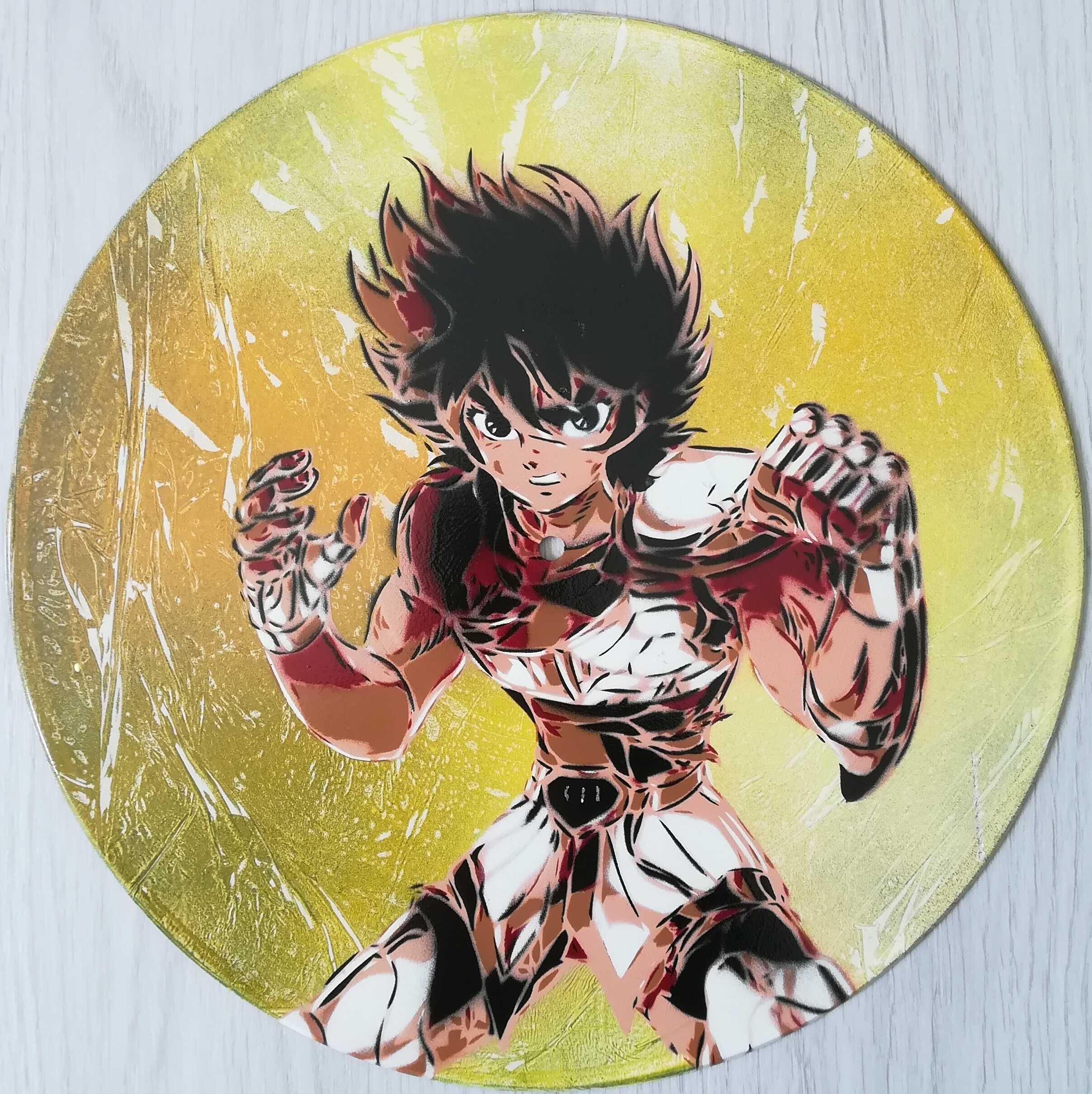 Son Goku pintura original em tela