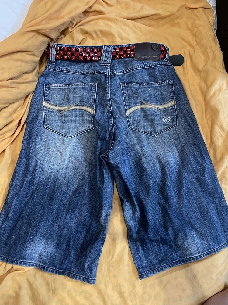 sk8 baggy rap shorts phat farm рэп шорты