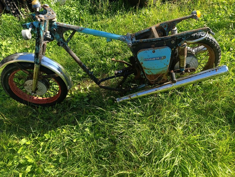 Глушитілля иж планета 3 амортизатори крила  вилка картер цепка кожух