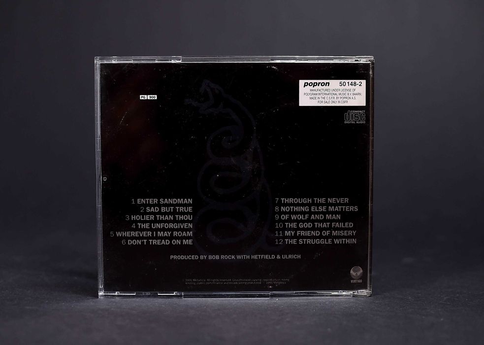 Audio # Mettalica Black Album 1991