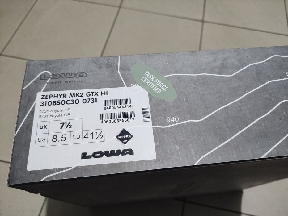 Bota Lowa ZEPHYR GTX HI TF - Coyote
SKU