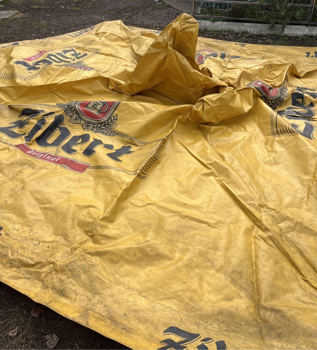 Брезент ПВХ, б/у розмір 5*5