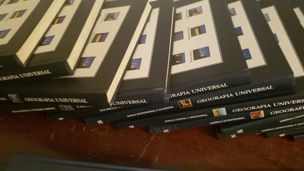 18 Livros geografia universal grande atlas século XXI