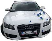 Dekoracja na samochód do ślubu ślub wesele ozdoby ozdoba auto 146