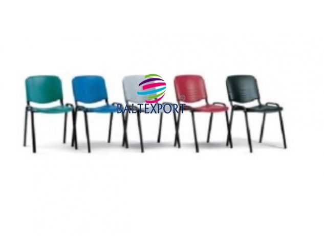 Cadeira fixa 4 pes multiusos costa e assento polipropileno empilhavel