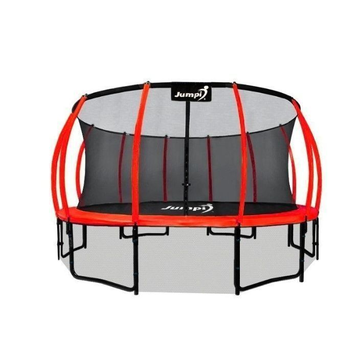 Trampolina Ogrodowa 435cm/14ft czerwona Maxy Comfort Plus Z Wewnętrzną