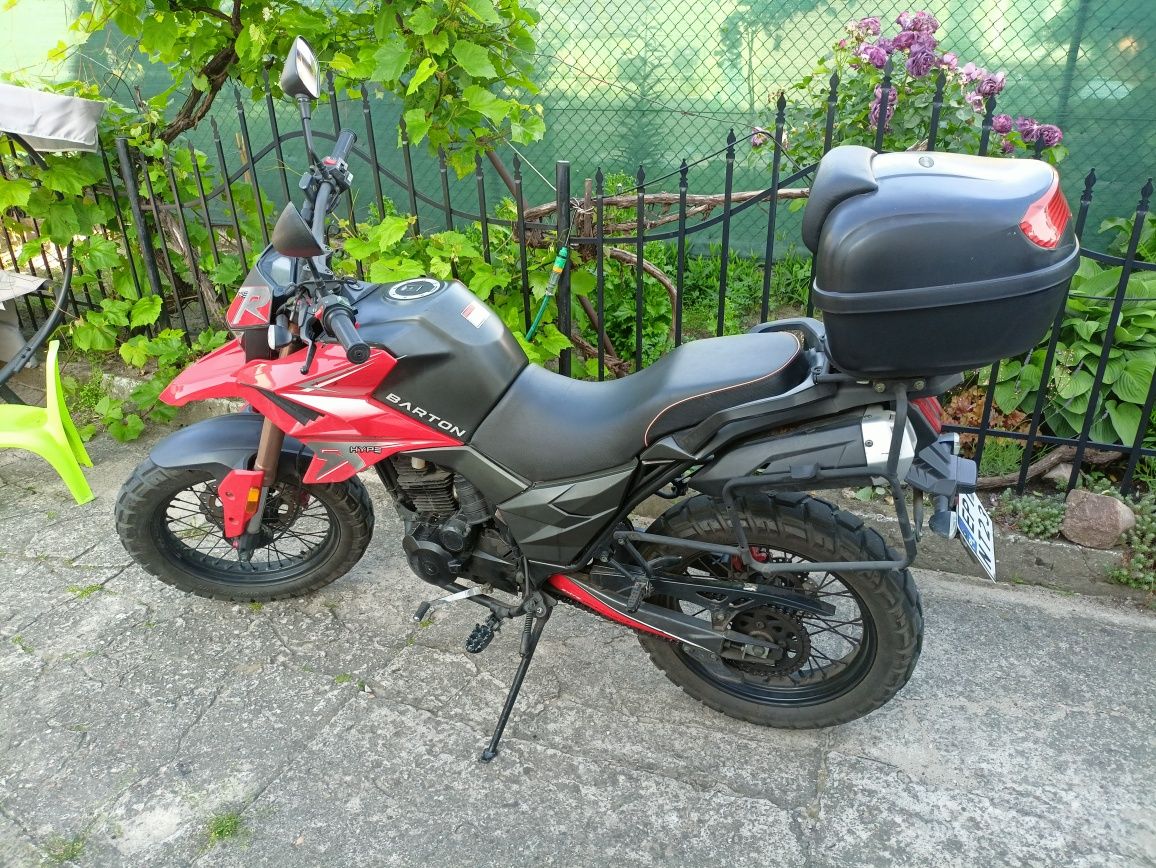 Barton hyper, duże 125 na kat. B, Zipp vz 5, benyco Tekken. 2018 rok