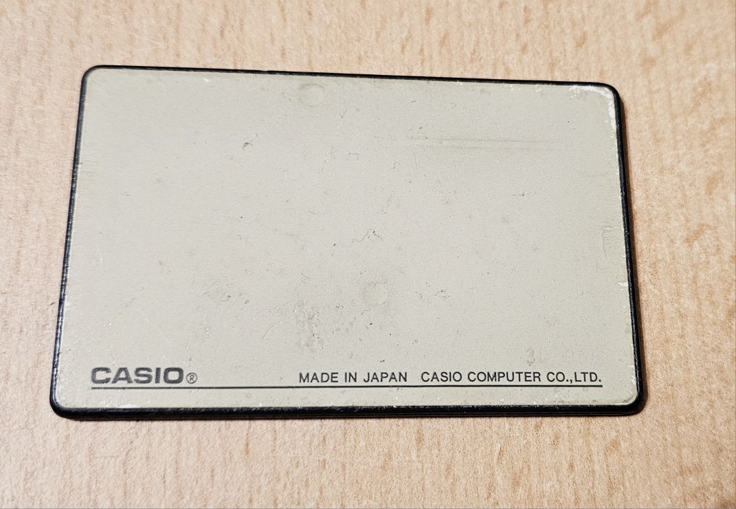 Колекционные Карточки настольные ретро касио casio калькулятор визитка