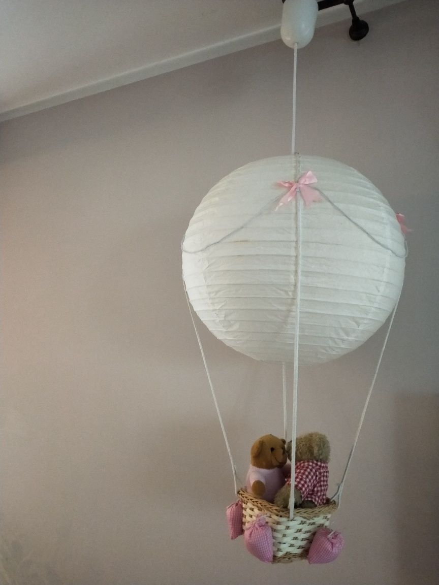 Lampa latajacy Balon z Misiem dla dzieci