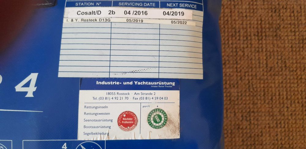 Tratwa ratunkowa Plastimo 4 osobowa