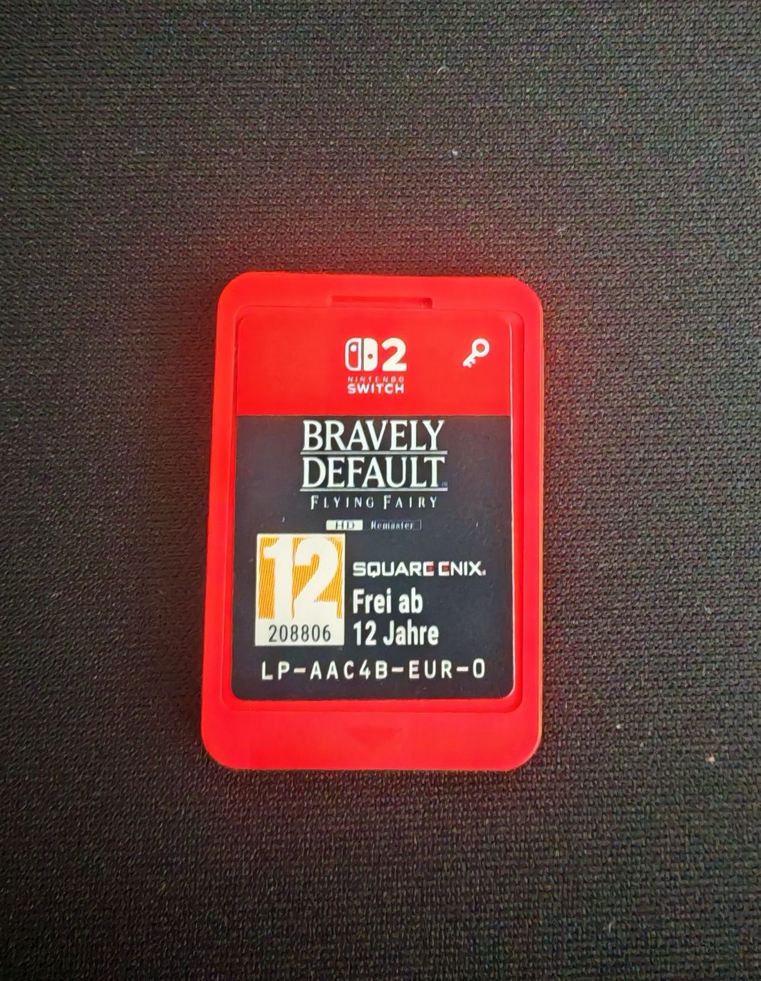 Bravely Default gra na Nintendo Switch 2 game key-card