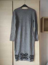 Długi sweter - sukienka Top Secret M