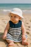 Vestido bordado 3-6m