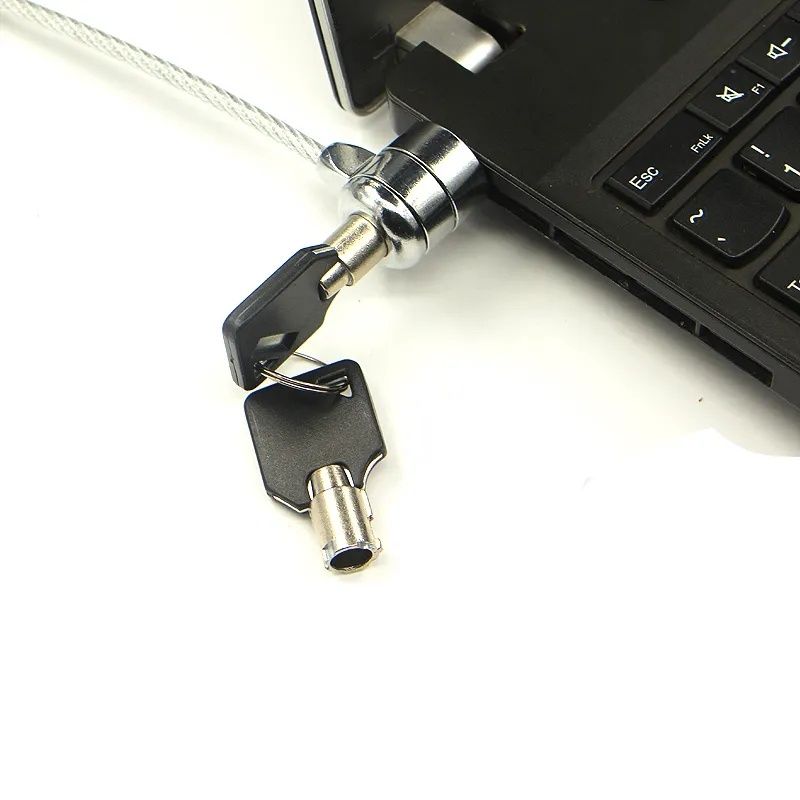 замок ланцюжок безпеки з двома ключами для ноутбуків