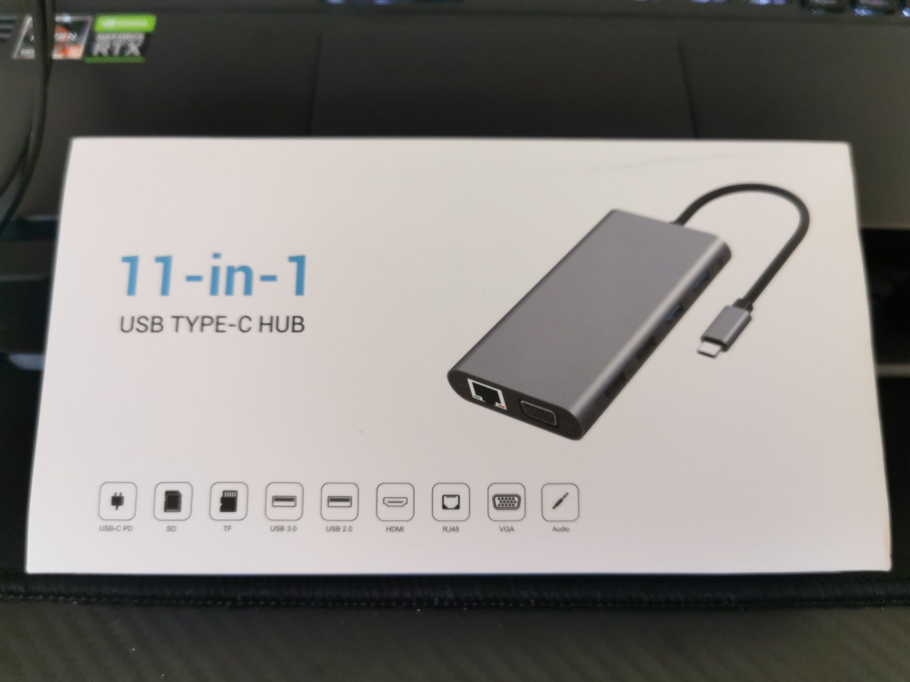 HUB USB-C 11 em 1 para Macbook e Windows