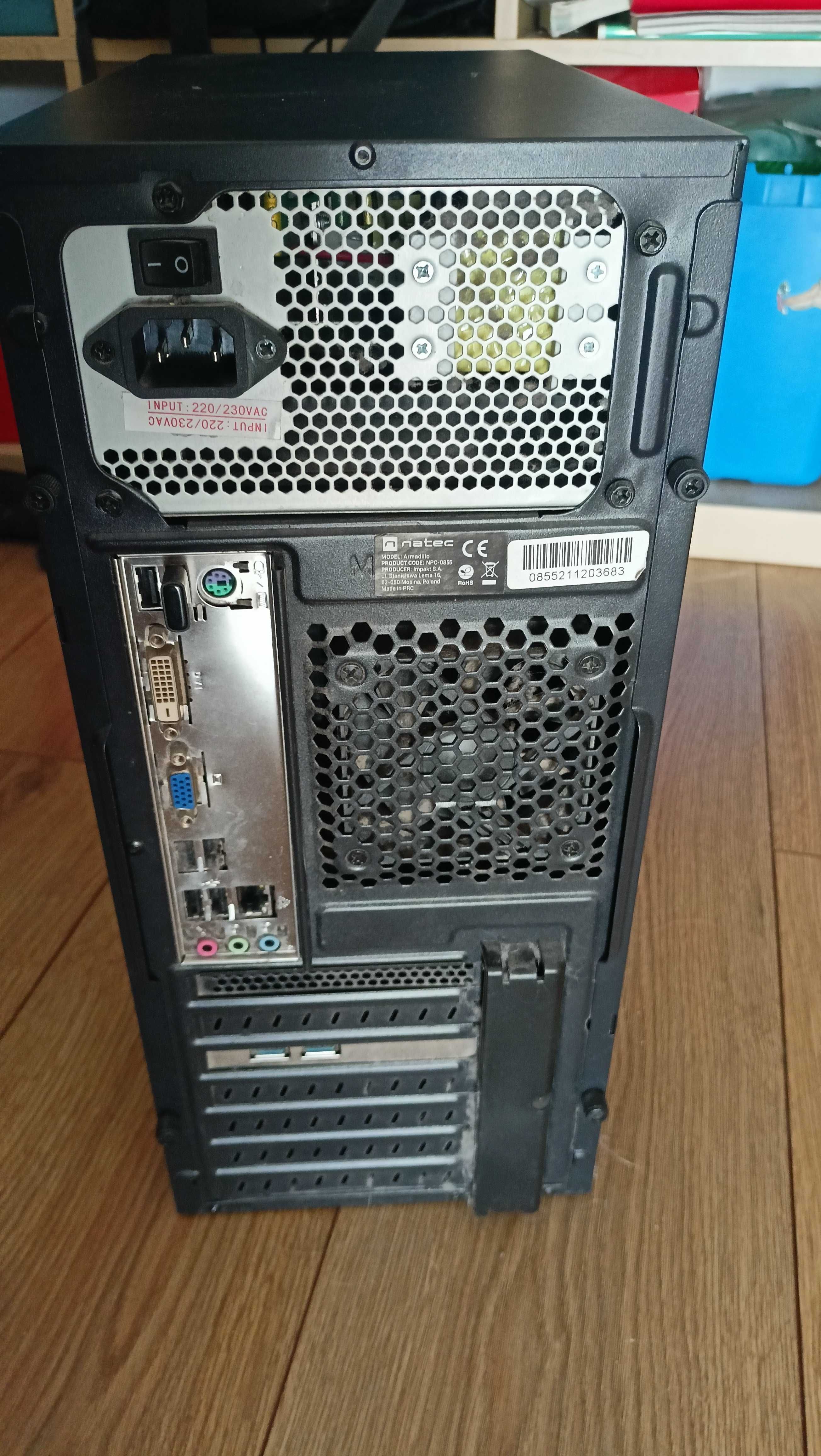 Komp stacjonarny i7, 16 MB, SSD 480 MB, Win 10Pro+monitor + klawiatura