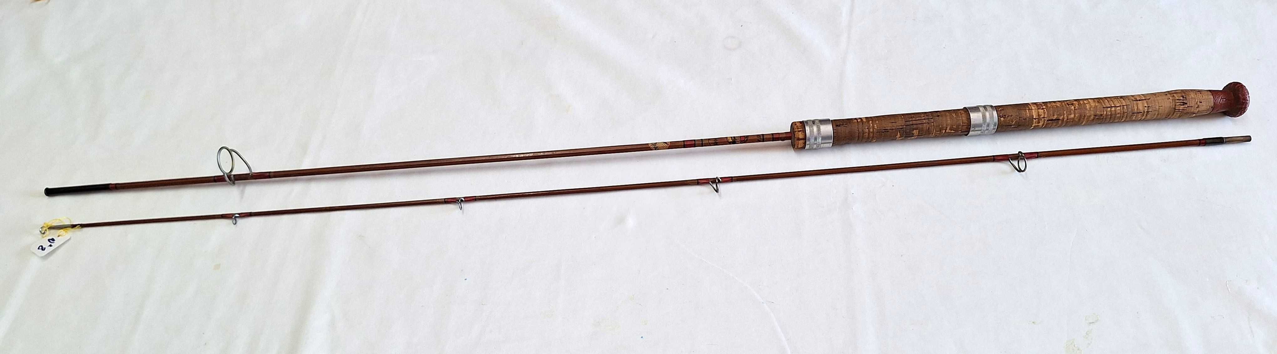 Cana de pesca de Bambu Hexagonal antiga - Arjon - #/// -7(De Coleção)