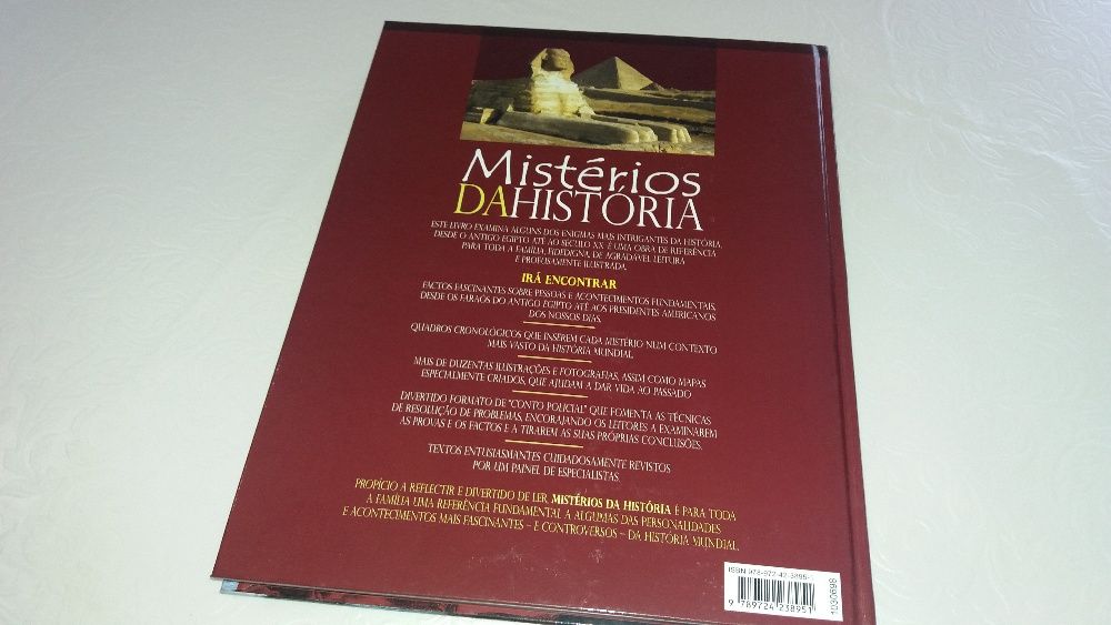 Livro Mistérios da História