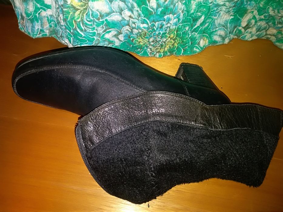 Ботинки кожаные, большой размер.