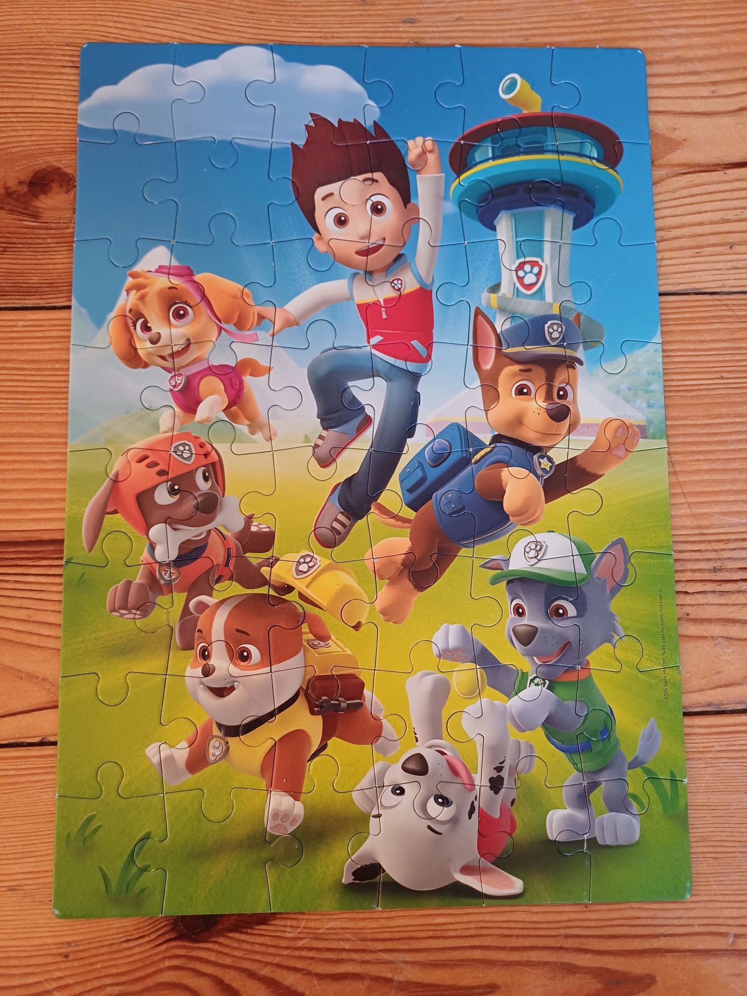 3 Puzzles de 48 peças da Patrulha Pata (Paw Patrol)
