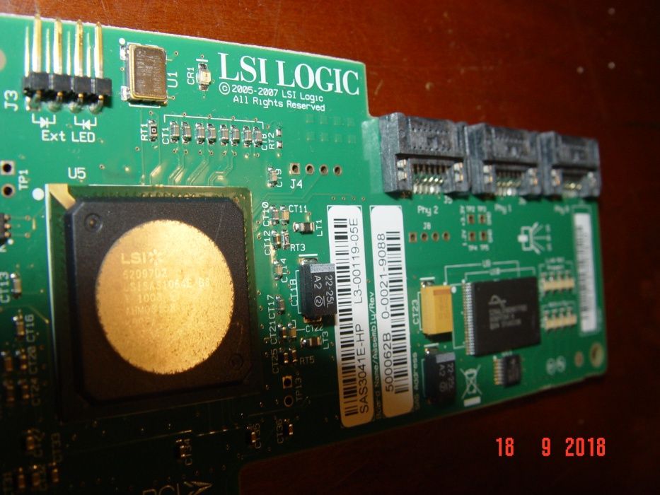 HP LSI SAS 3041E SAS RAID HBA (RAID controller card)