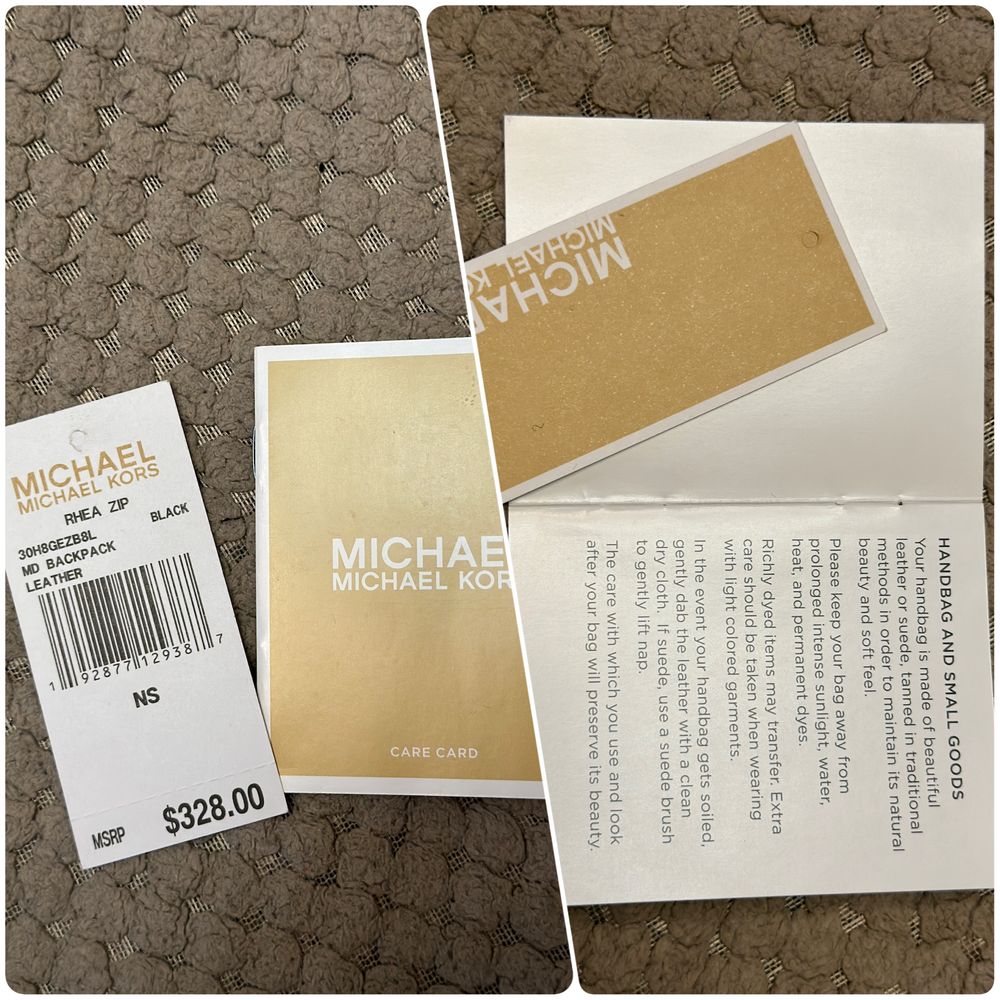 Крутий шкіряний рюкзак Michael kors cool оригінал з документами