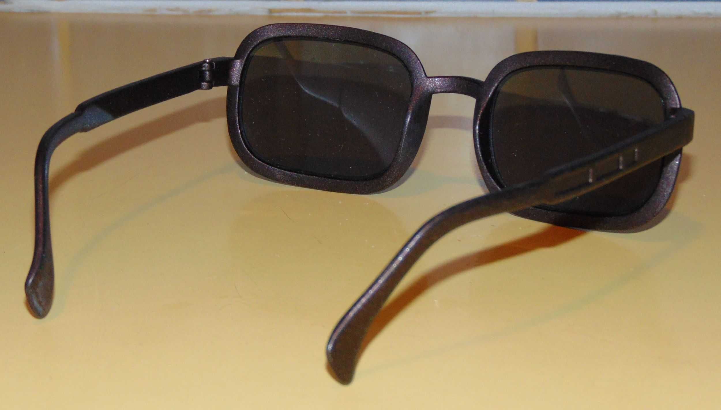 Damskie stylowe okulary przeciwsłoneczne brązowe