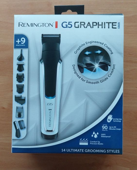 Aparador Barba e Cabelo REMINGTON G5 GRAPHITE