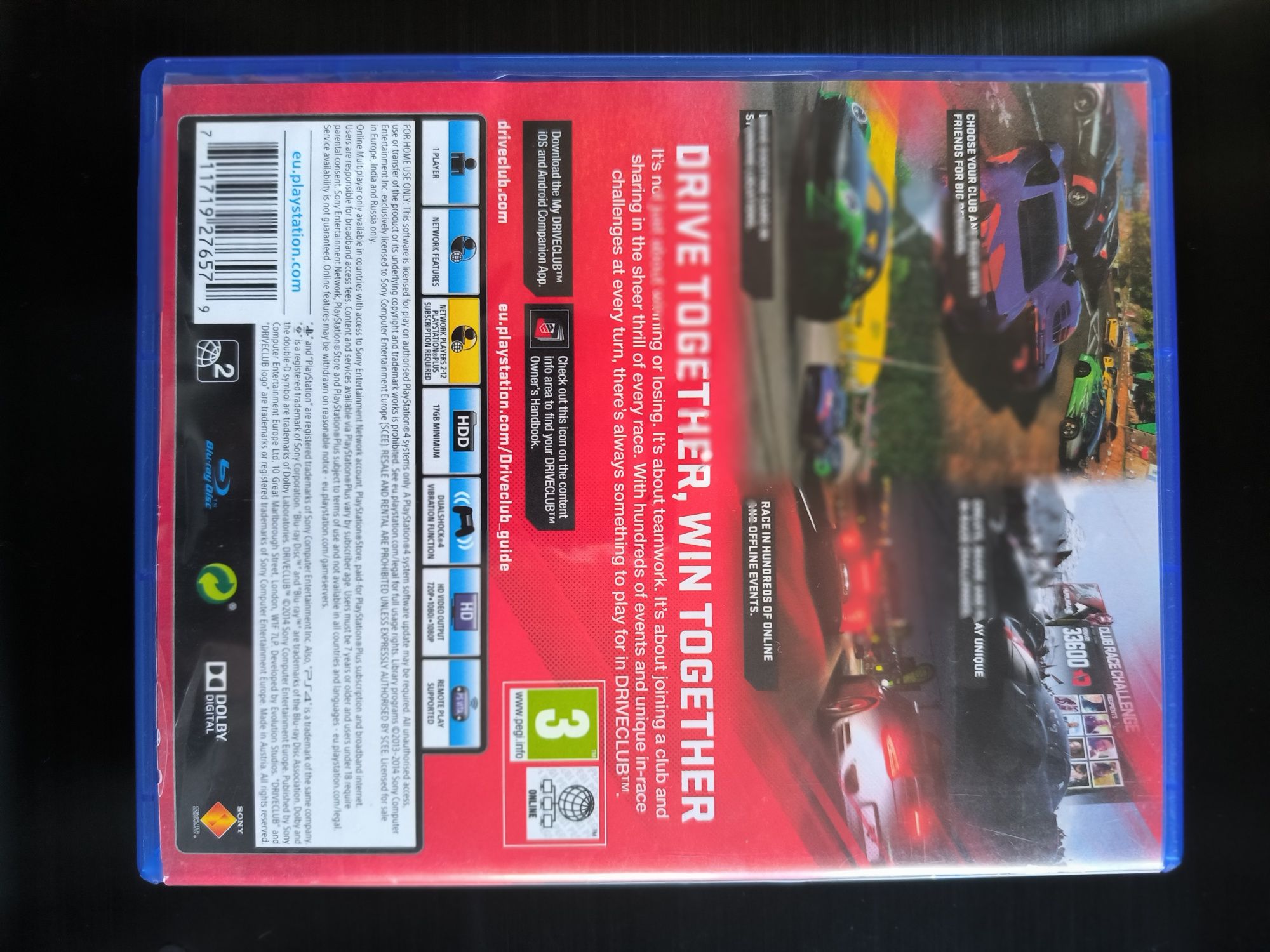 Driveclub PlayStation 4