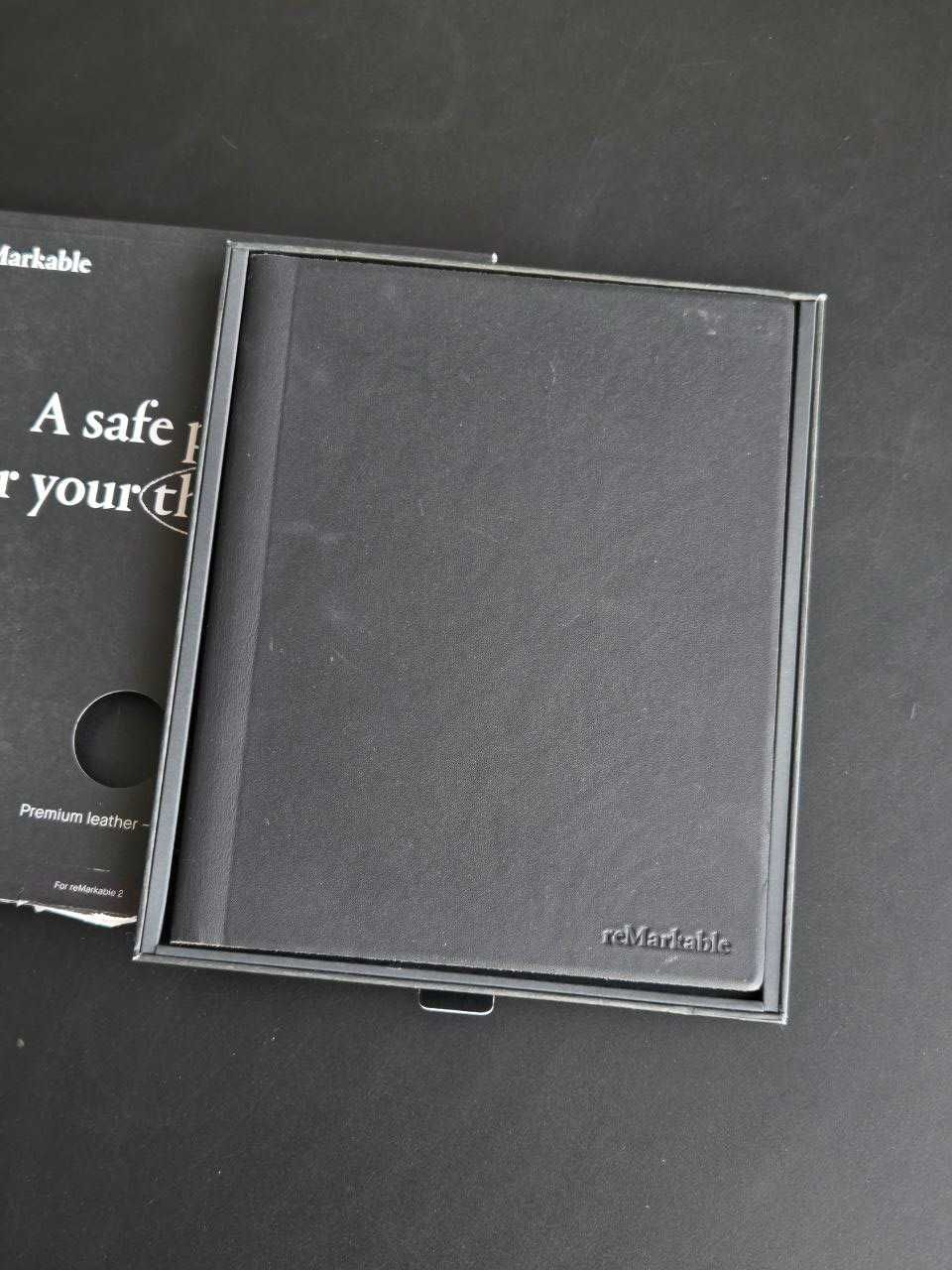 Remarkable 2 Book Folio black leather - czarne