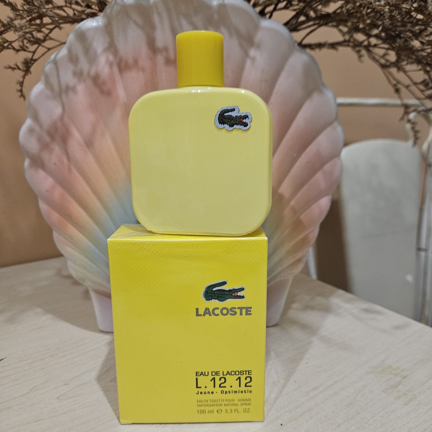 ДУХИ ПАРФУМ чоловічий Lacoste L. 12.12 Yellow 100 ml