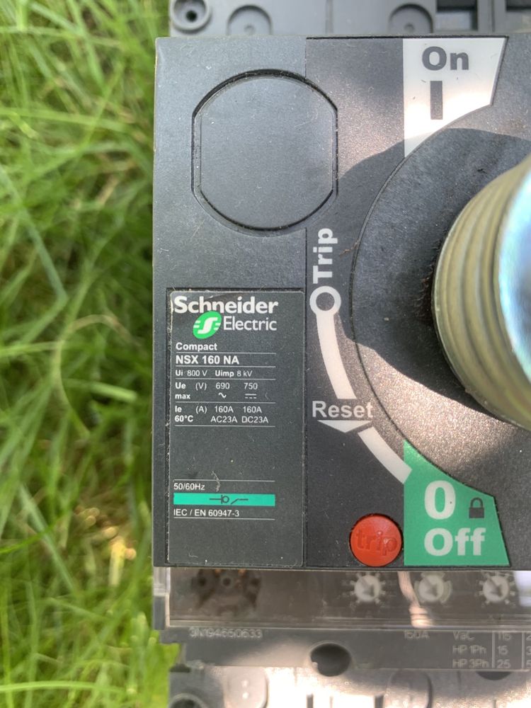 Автоматичний вимикач Schneider ComPact NSX160 NA, 160 A