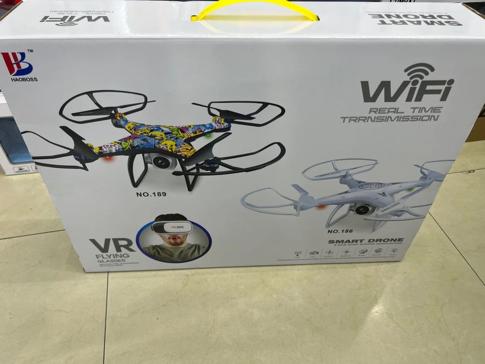 [Selado na caixa] Drone haoboss  com fone de ouvido VR