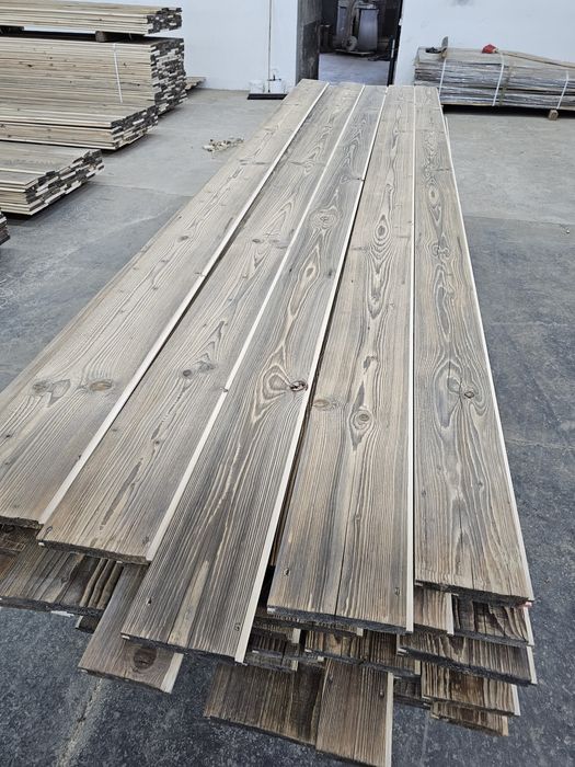 postarzane deski szare,szczotkowane