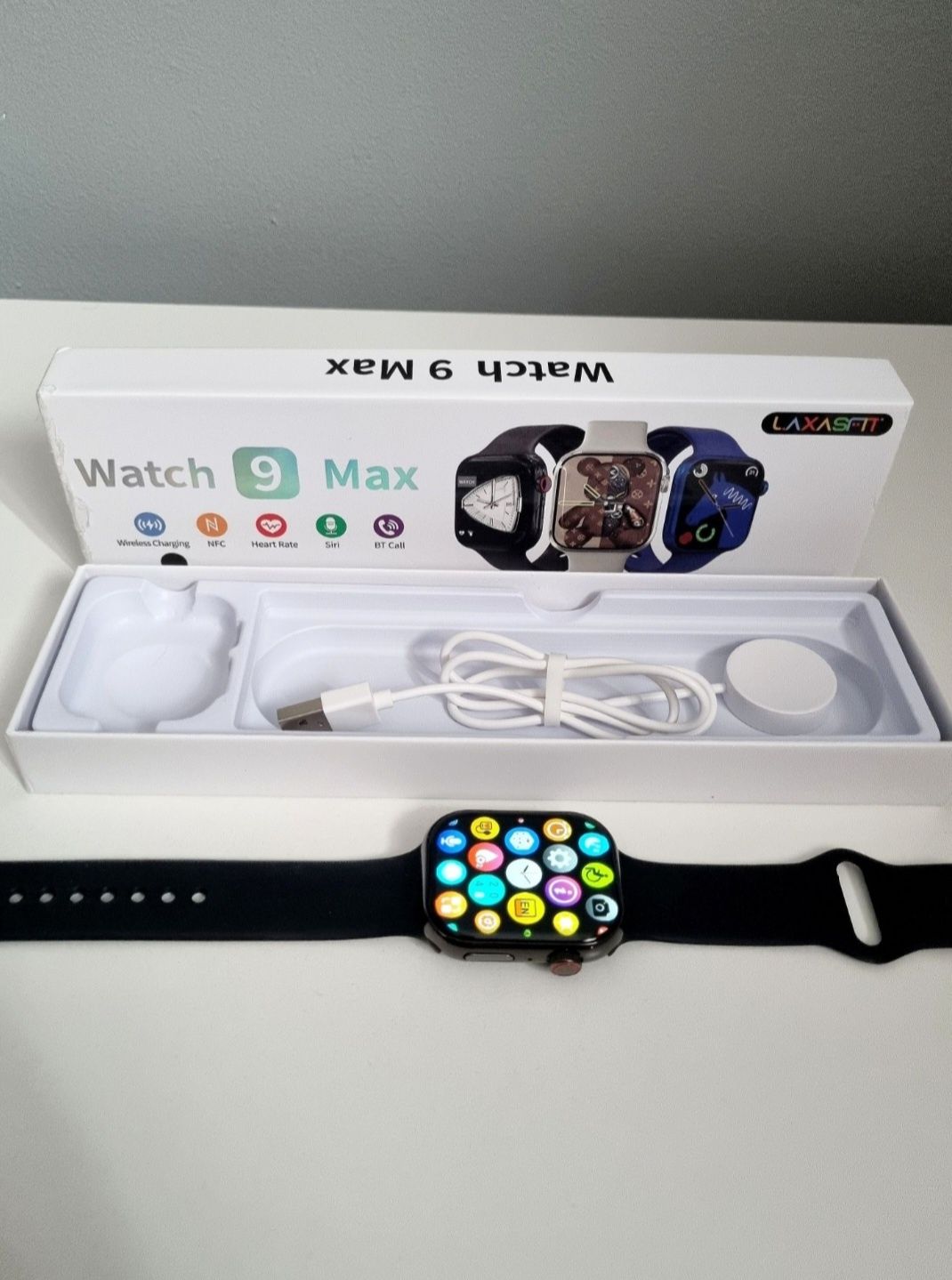 Smartwatch czarny S9 max