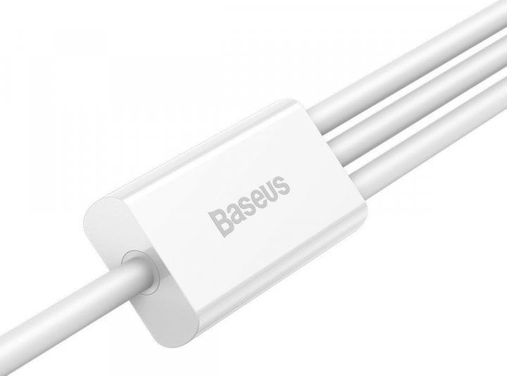 Кабель Baseus 3-in-1 USB - Type-C + iPhone + Micro / 150см
