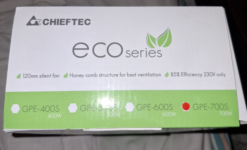 Блок Живлення Chieftec ECO Series GPE-700S 700W, не використовувавсь.