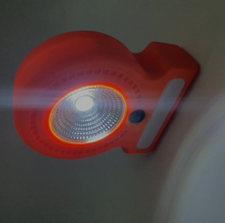 Ліхтар кемпінговий 3 режими COB, 8SMD white 5SMD red магніт та гак