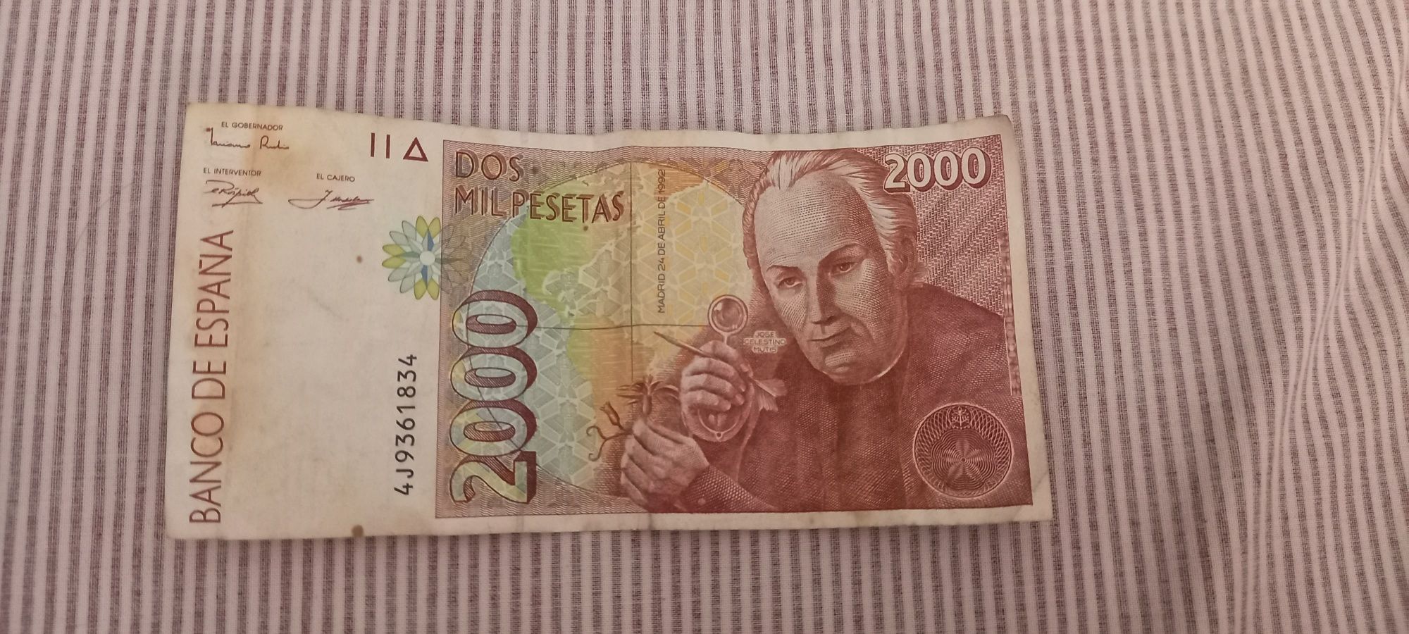 Nota 2000 pesetas