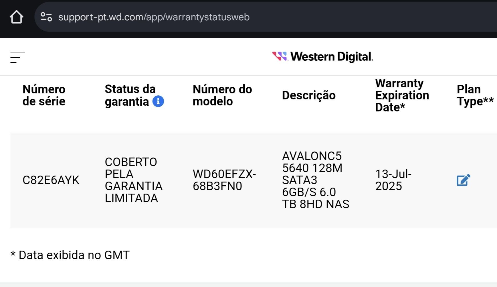 Disco rígido Western Digital RED 6TB