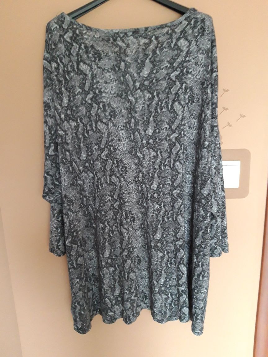 Dłuższa bluzka tunika kimono rozmiar 54/56/58  9XL