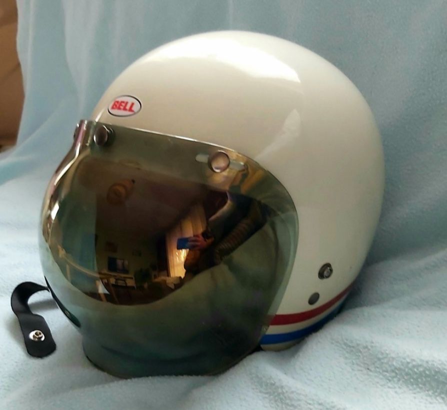 Kask Bell 500 L szyba Blitwell włókno szklane